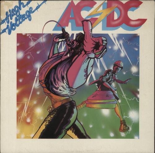 AC/DC High Voltage - EX UK vinyl LP album (LP record) (679539)